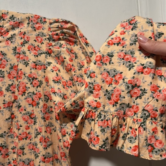 BATSHEVA x LAURA ASHLEY long sleeve floral mini dress - Picture 6 of 8